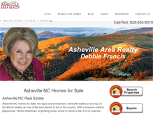 Tablet Screenshot of liveinashevillehome.com